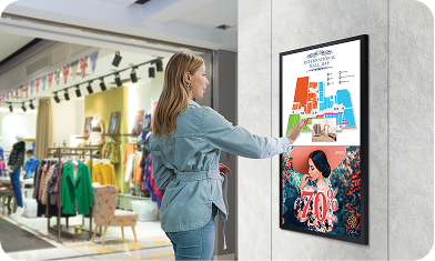 Display Touch Screen per Wayfinding